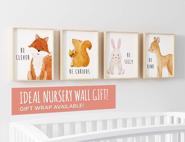 Woodland Nursery Baby Posters - 8x10" (6 posters)