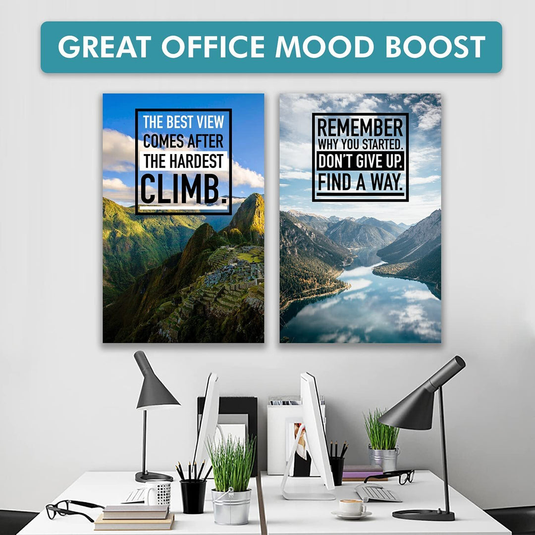 Pósteres de pared motivacionales e inspiradores - 11x17" (6 carteles)