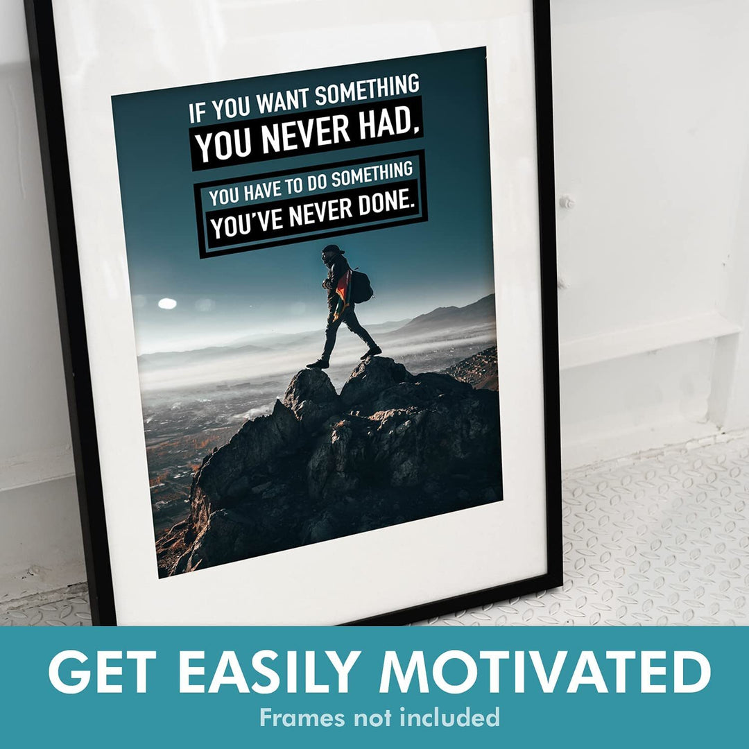 Motivational and Inspirational Wall Posters - 11x17" (6 posters)